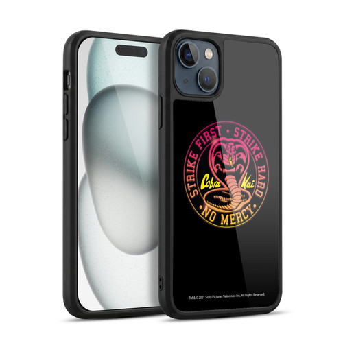 Cobra Kai Key Art Strike Hard Logo Gel Armour Case For Apple iPhone 15 Plus