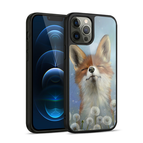Ash Evans Animals Dandelion Fox Gel Armour Case For Apple iPhone 12 Pro Max