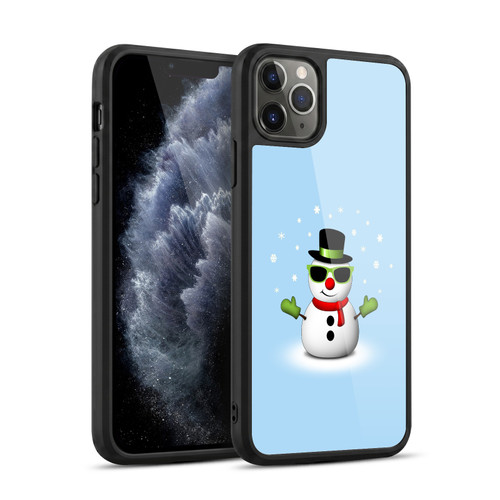 PLdesign Christmas Cool Snowman With Shades Gel Armour Case For Apple iPhone 11 Pro Max