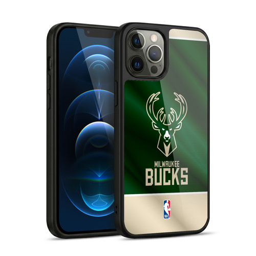 NBA Milwaukee Bucks Horizontal Banner Gel Armour Case For Apple iPhone 12 Pro Max