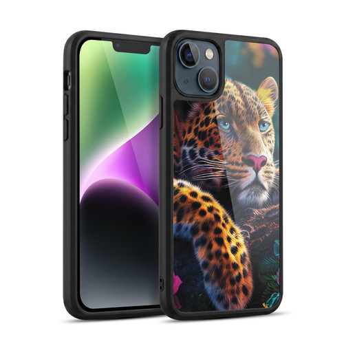 Michael David Ward Animals Reclining Leopard Gel Armour Case For Apple iPhone 14 Plus