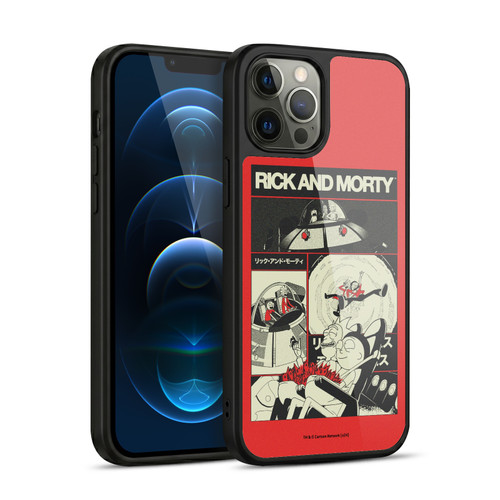 Rick And Morty Duo Graphics The Space Cruiser Collage Gel Armour Case For Apple iPhone 12 Pro Max