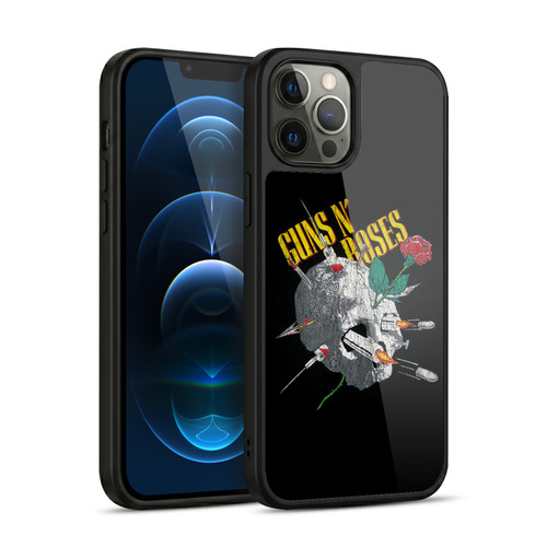 Guns N' Roses Band Art Needles Skull Vintage Gel Armour Case For Apple iPhone 12 Pro Max