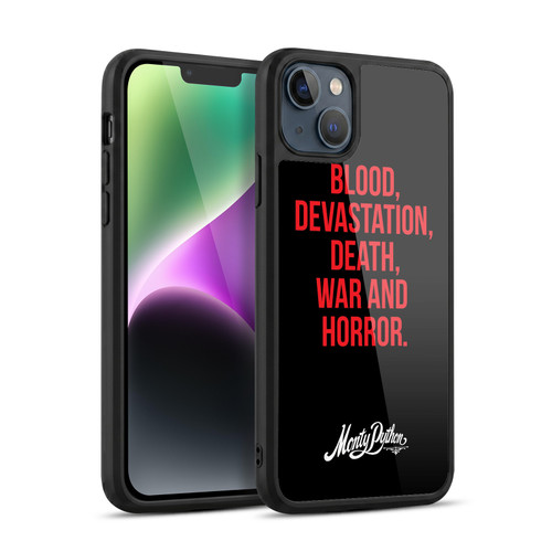 Monty Python Key Art Blood Devastation Death War And Horror Gel Armour Case For Apple iPhone 14 Plus