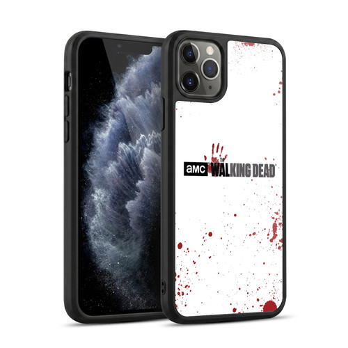AMC The Walking Dead Logo Blood White Gel Armour Case For Apple iPhone 11 Pro Max