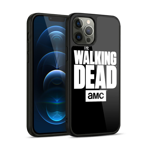AMC The Walking Dead Logo Black Gel Armour Case For Apple iPhone 12 Pro Max