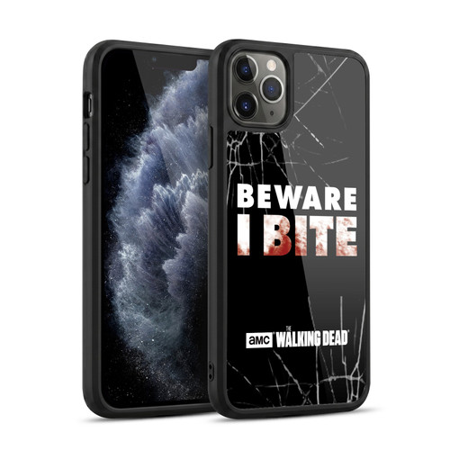 AMC The Walking Dead Typography I Bite Gel Armour Case For Apple iPhone 11 Pro Max