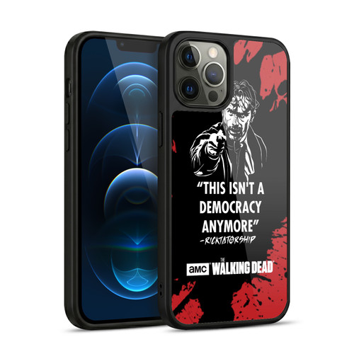 AMC The Walking Dead Typography Ricktatorship Gel Armour Case For Apple iPhone 12 Pro Max