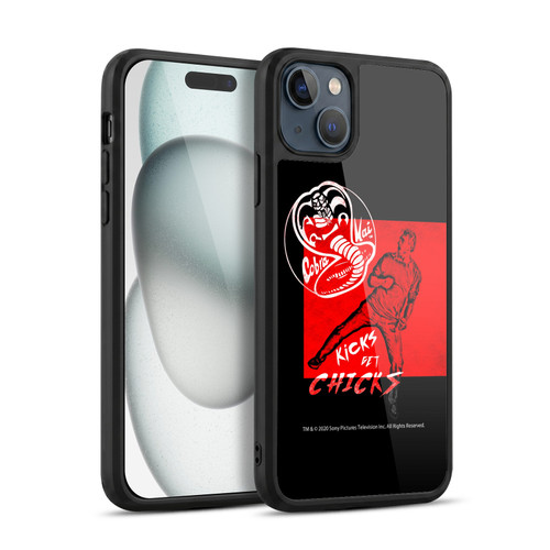 Cobra Kai Composed Art John Lawrence Kicks Gel Armour Case For Apple iPhone 15 Plus