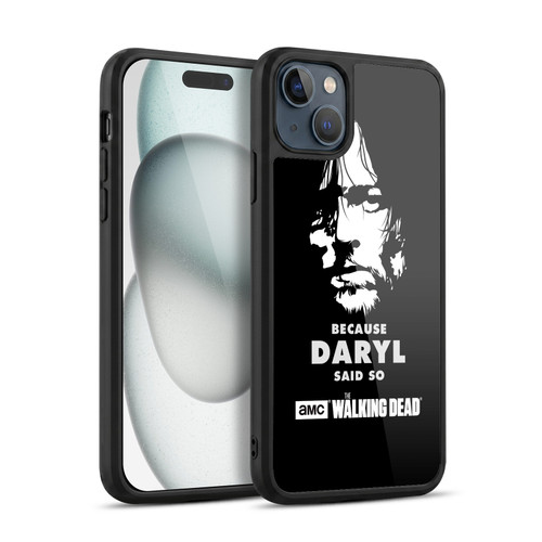 AMC The Walking Dead Typography Daryl Says Gel Armour Case For Apple iPhone 15 Plus