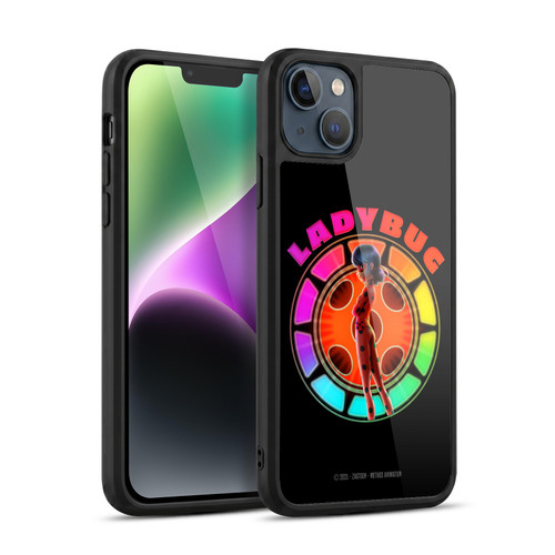 Miraculous Ladybug Graphics Rainbow Gel Armour Case For Apple iPhone 14 Plus