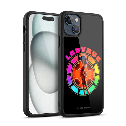 Miraculous Ladybug Graphics Rainbow Gel Armour Case For Apple iPhone 15 Plus
