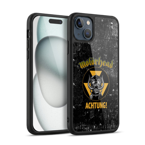 Motorhead Logo Achtung! Gel Armour Case For Apple iPhone 15 Plus