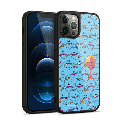 Rick And Morty Season 4 Graphics Mr. Meeseeks Pattern Gel Armour Case For Apple iPhone 12 Pro Max