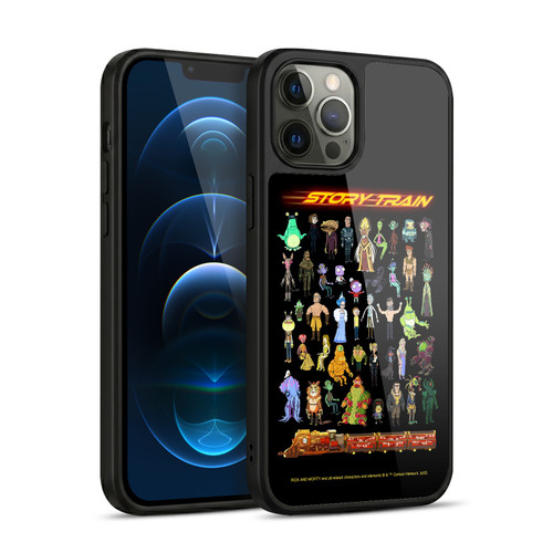 Rick And Morty Season 4 Graphics Story Train Gel Armour Case For Apple iPhone 12 Pro Max