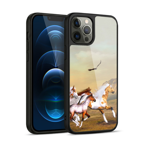 Simone Gatterwe Horses Wild Herd Gel Armour Case For Apple iPhone 12 Pro Max