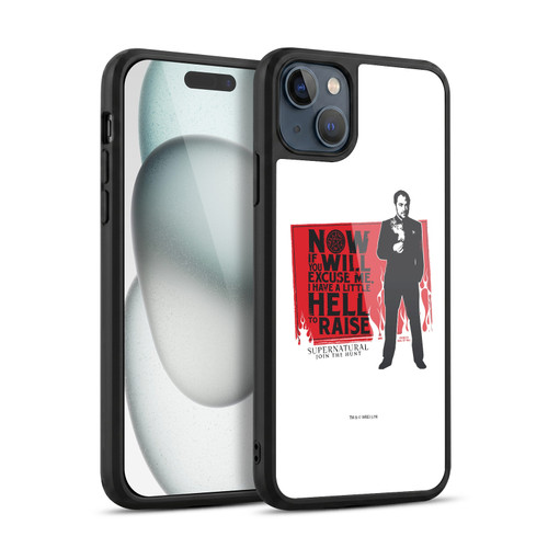 Supernatural Graphic Sam, Dean & Castiel Gel Armour Case For Apple iPhone 15 Plus
