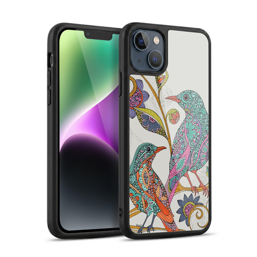 Valentina Birds Spring Flower Doodle Gel Armour Case For Apple iPhone 14 Plus