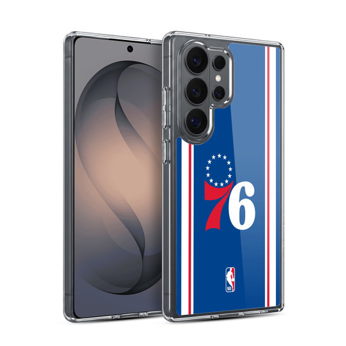 NBA Philadelphia 76ers Logo Blue Design Soft Gel Case for Samsung Galaxy S26 Ultra
