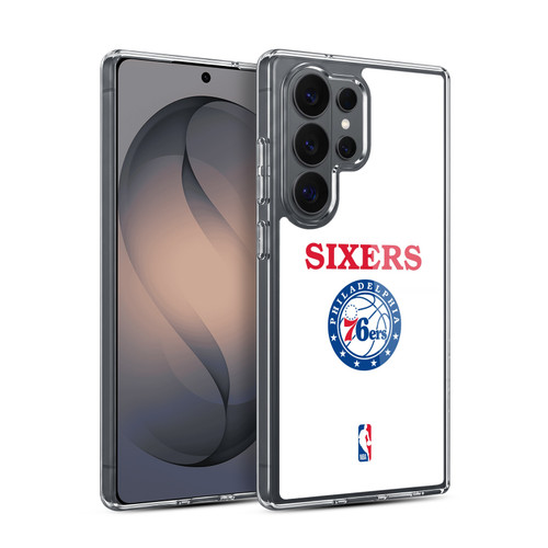 NBA Philadelphia 76ers Logo Black Design Soft Gel Case for Samsung Galaxy S26 Ultra