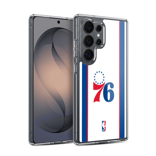 NBA Philadelphia 76ers Logo White Design Soft Gel Case for Samsung Galaxy S26 Ultra