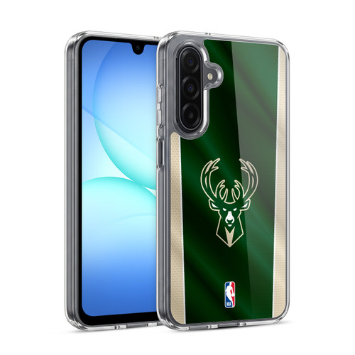 NBA Milwaukee Bucks Vertical Banner Soft Gel Case for Samsung Galaxy A17 4G / 5G