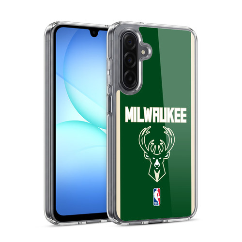 NBA Milwaukee Bucks Logo Green Design Soft Gel Case for Samsung Galaxy A17 4G / 5G