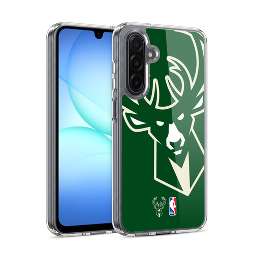 NBA Milwaukee Bucks Logo Oversized Soft Gel Case for Samsung Galaxy A17 4G / 5G