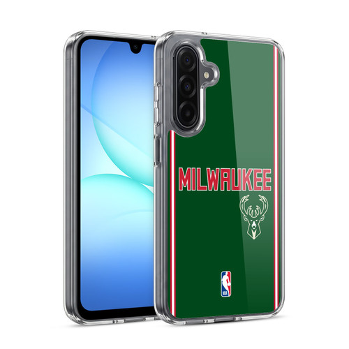 NBA Milwaukee Bucks Logo Retro Design Soft Gel Case for Samsung Galaxy A17 4G / 5G