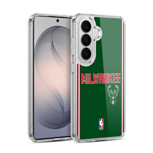 NBA Milwaukee Bucks Logo Retro Design Soft Gel Case for Samsung Galaxy S26 Plus