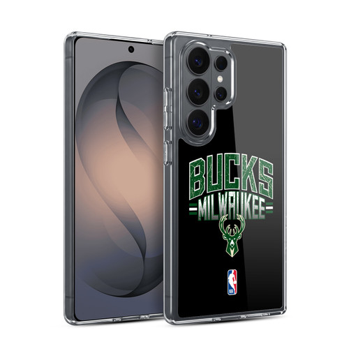 NBA Milwaukee Bucks Logo Black Soft Gel Case for Samsung Galaxy S26 Ultra