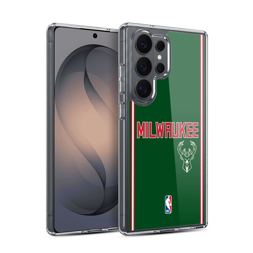NBA Milwaukee Bucks Logo Retro Design Soft Gel Case for Samsung Galaxy S26 Ultra