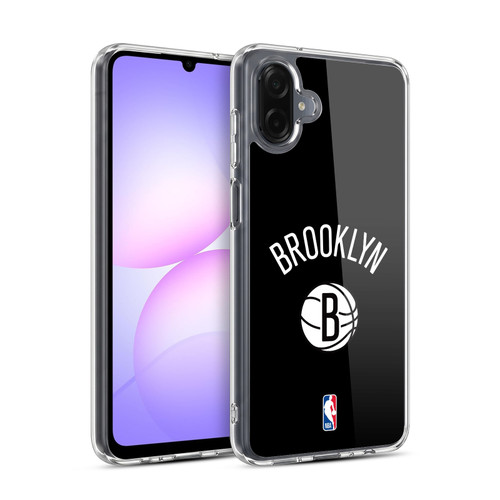 NBA Brooklyn Nets Logo Black Design Soft Gel Case for Samsung Galaxy A07 4G