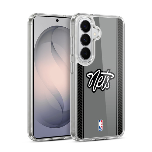 NBA Brooklyn Nets Logo Gray Design Soft Gel Case for Samsung Galaxy S26 Plus