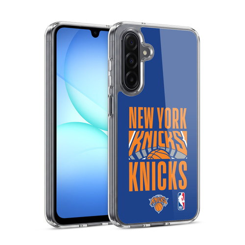 NBA New York Knicks Typography Soft Gel Case for Samsung Galaxy A17 4G / 5G