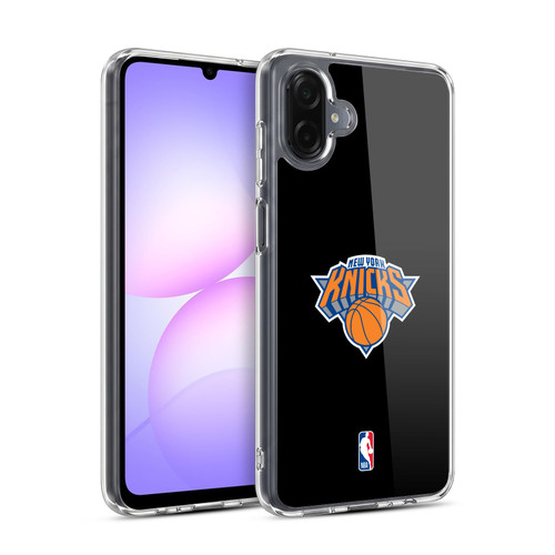 NBA New York Knicks Logo Black Design Soft Gel Case for Samsung Galaxy A07 4G