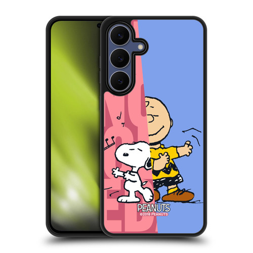 Peanuts Halfs And Laughs Snoopy & Charlie Gel Armour Case For Samsung Galaxy S25 FE