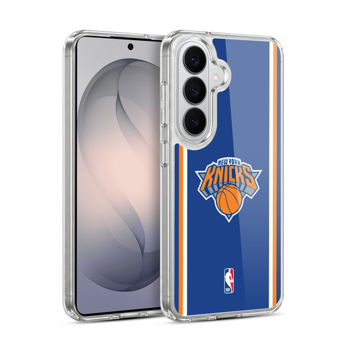NBA New York Knicks Logo Blue Design Soft Gel Case for Samsung Galaxy S26 Plus