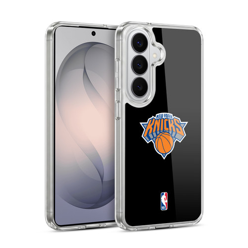 NBA New York Knicks Logo Black Design Soft Gel Case for Samsung Galaxy S26 Plus