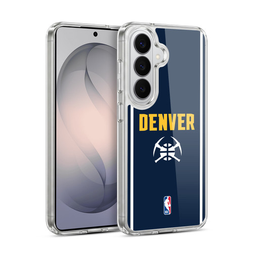 NBA Denver Nuggets Logo Midnight Blue Design Soft Gel Case for Samsung Galaxy S26 Plus