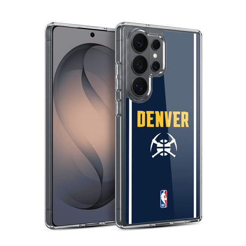 NBA Denver Nuggets Logo Midnight Blue Design Soft Gel Case for Samsung Galaxy S26 Ultra