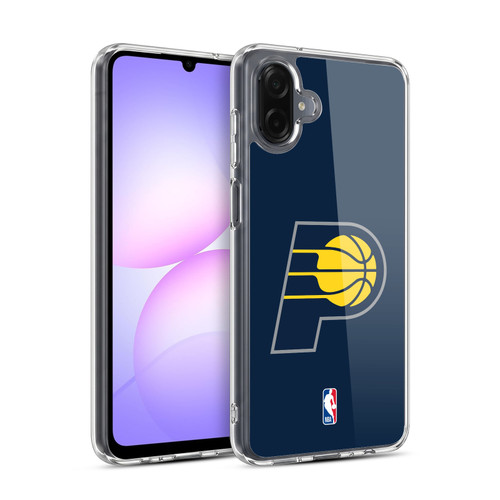 NBA Indiana Pacers Logo Navy Blue Soft Gel Case for Samsung Galaxy A07 4G