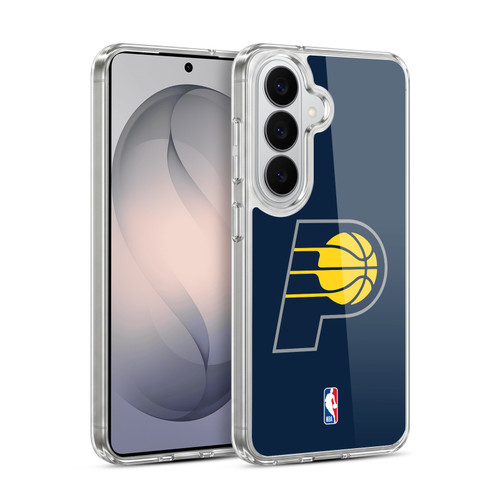 NBA Indiana Pacers Logo Navy Blue Soft Gel Case for Samsung Galaxy S26 Plus