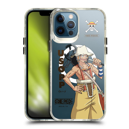 One Piece Graphic Art Usopp Text SHOCKPROOF BUMPER CASE COMPATIBLE WITH Apple iPhone 12 Pro Max & MAGSAFE
