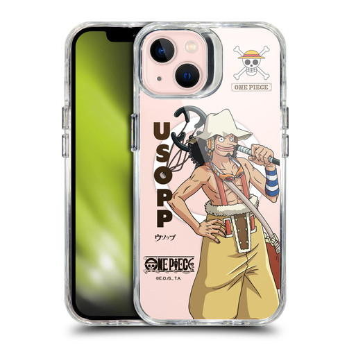 One Piece Graphic Art Usopp Text SHOCKPROOF BUMPER CASE COMPATIBLE WITH Apple iPhone 13 & MAGSAFE