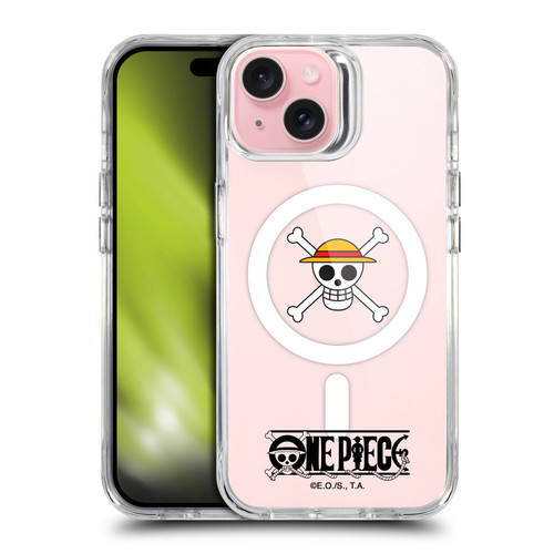 One Piece Graphic Art Classic Crew Logo Symbol SHOCKPROOF BUMPER CASE COMPATIBLE WITH Apple iPhone 15 & MAGSAFE