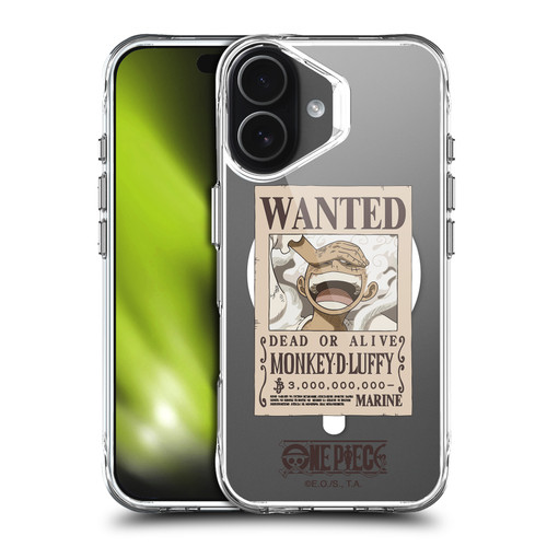 One Piece Graphic Art Luffy Gear 5 Poster Text SHOCKPROOF BUMPER CASE COMPATIBLE WITH Apple iPhone 17 & MAGSAFE