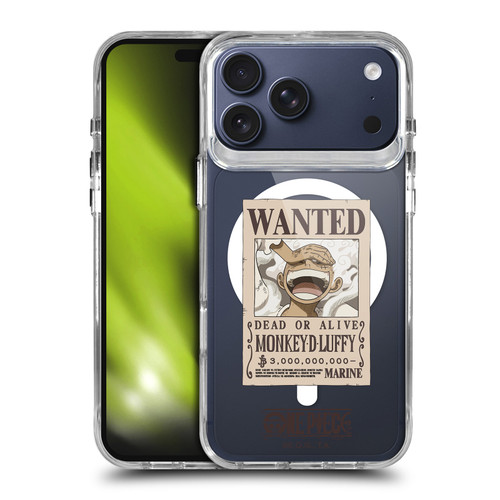 One Piece Graphic Art Luffy Gear 5 Poster Text SHOCKPROOF BUMPER CASE COMPATIBLE WITH Apple iPhone 17 Pro Max & MAGSAFE