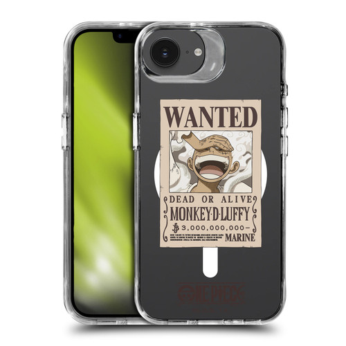 One Piece Graphic Art Luffy Gear 5 Poster Text SHOCKPROOF BUMPER CASE COMPATIBLE WITH Apple iPhone 16e / Apple iPhone 17e & MAGSAFE