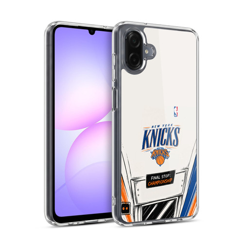 NBA 2026 Champions New York Knicks Sketch Soft Gel Case for Samsung Galaxy A07 5G